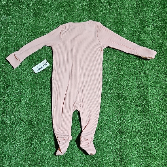 Old Navy Blush Baby Footie One Piece - Picture 5 of 5